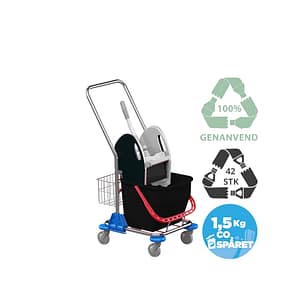 Gulvvogn 1x15L M/Presse